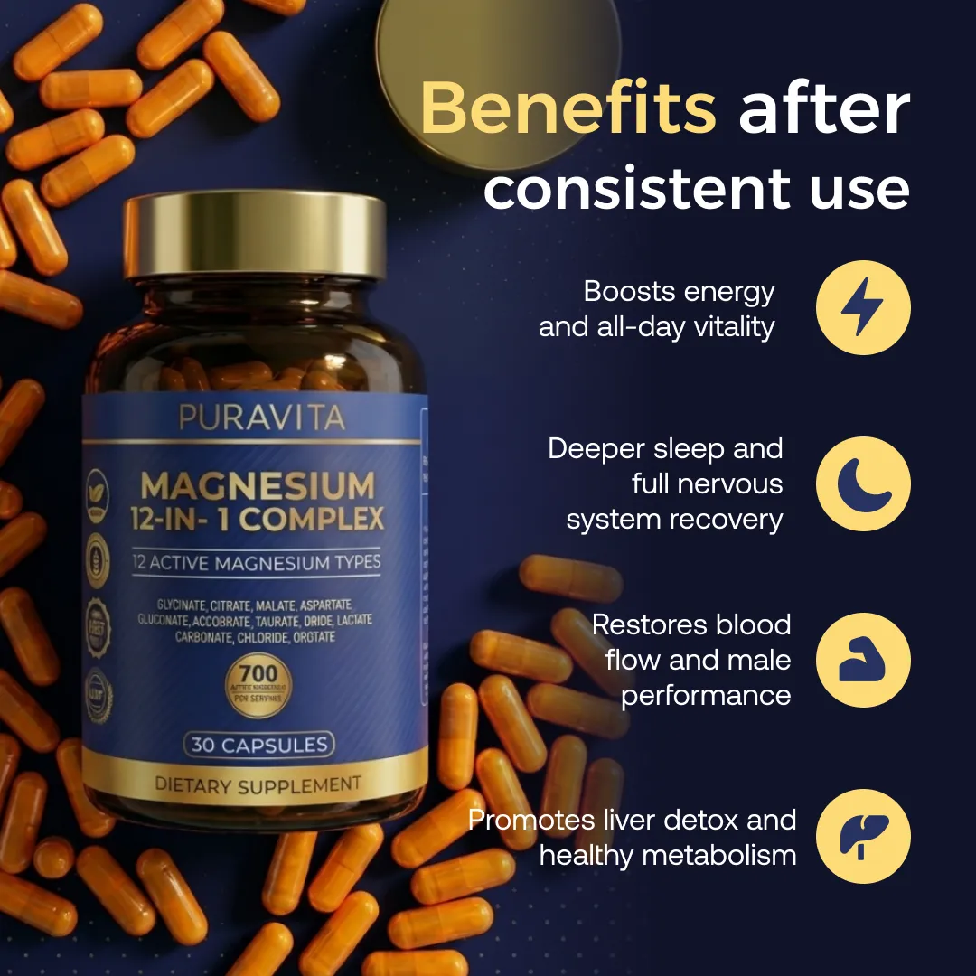 Puravita Magnesium Complex Capsules - Image 3