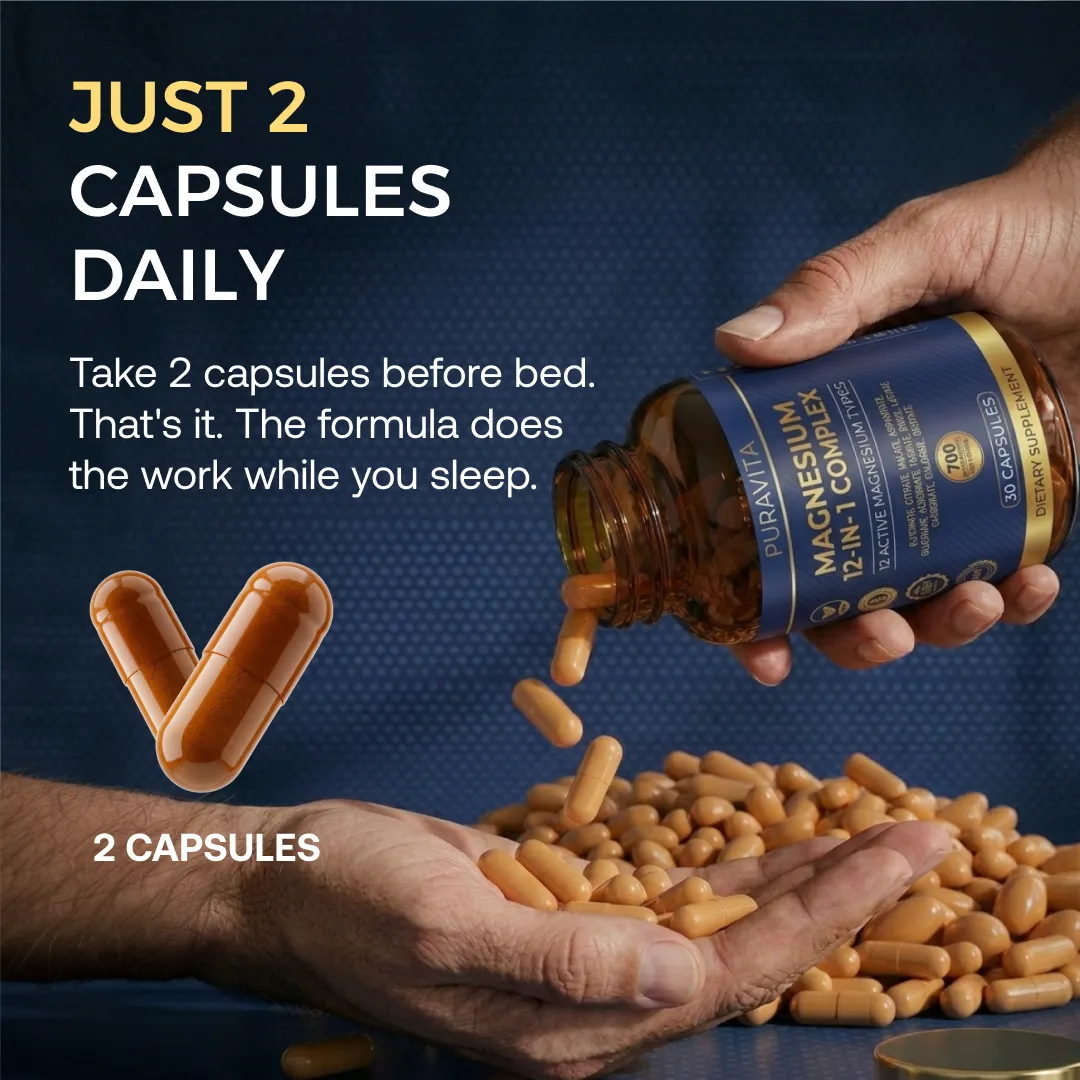 Puravita Magnesium Complex Capsules - Image 5